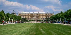 Exploring the Versailles Gardens Taking in the vast Versailles gardens outside of Paris.