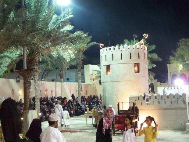 The Muscat Festival in Al Qurum Park is one of the best things to do in Muscat at night.