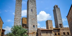 The Tuscan Hilltown of San Gimignano, Italy The towers of San Gimignano, Italy.