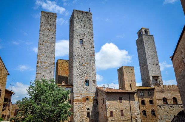The Tuscan Hilltown of San Gimignano, Italy The towers of San Gimignano, Italy.