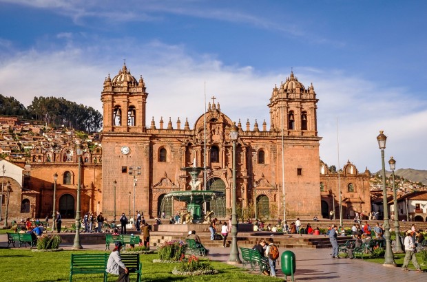 Highlights from a Cusco Walking Tour The Cathedral of Santo Domingo in Cusco, Peru.