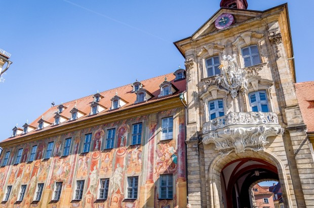 Bamberg, Germany The Alte Rathaus in Bamberg, Germany.