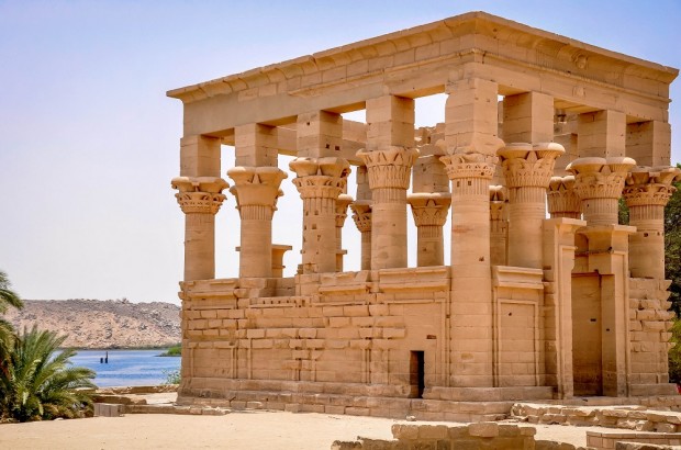Sweltering Day at Philae Temple and a Nubian Experience Philae Temple on Lake Nasser