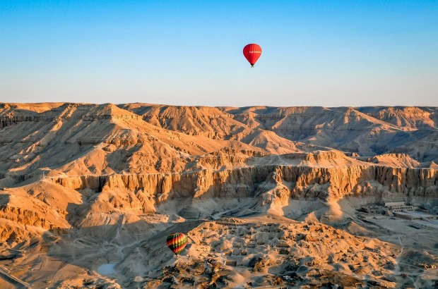 Early Morning Hot Air Balloon Ride Over Luxor, Egypt Hot air balloon Egypt