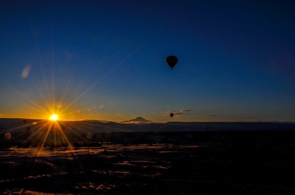 First rays of sunshine