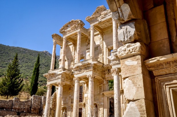 Visiting The Ruins of Ephesus, Turkey Library of Celsus at Ephesus