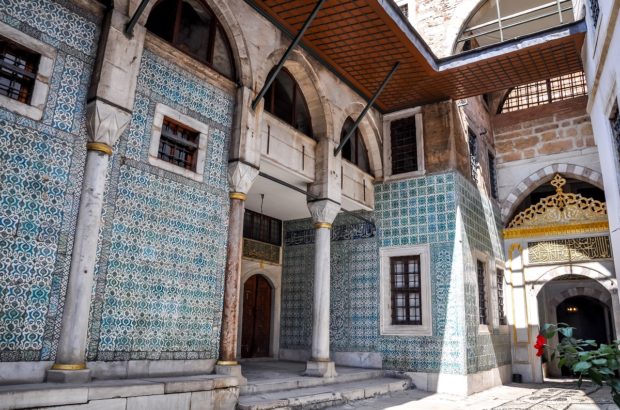 The Topkapi Palace Museum in Historic Istanbul, Turkey The inner harem of the Topkapi Palace Museum in Istanbul, Turkey.