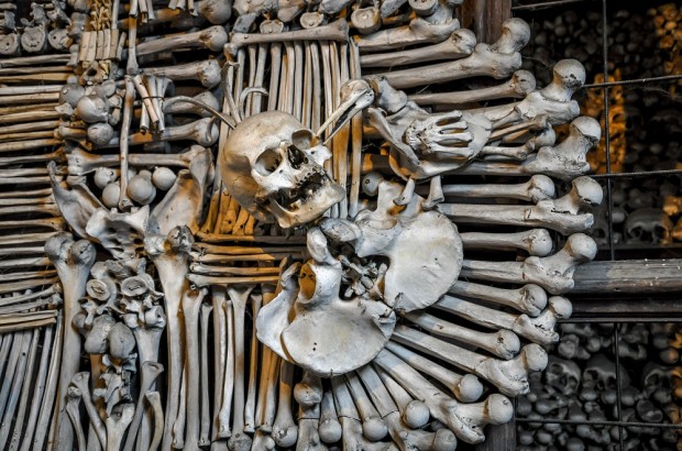 Kutna Hora Day Trip From Prague Sculpture at the Kutna Hora Bone Church