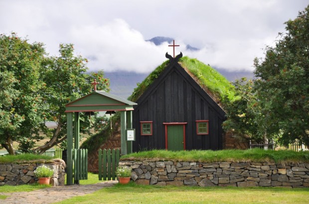 Icelandic Churches and Arriving in Reykjavik The Church of Vidimyrarkirkja, Iceland
