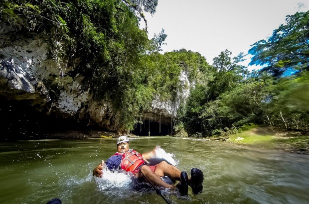 Cave Tubing In Belize - Get Those Butts Up! - Travel Addicts