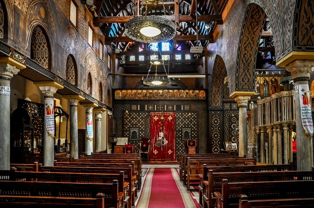 Saints Serguis and Bacchus Church in Cairo, Egypt. Our recommendation to travelers is to visit Egypt and see the sites of historic Cairo while you can.