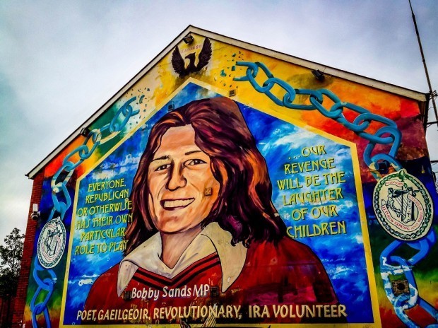 Bobby Sands, one of the most famous Belfast murals