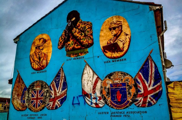 A Black Cab Tour of the Belfast Murals Loyalist sniper, one of the most famous Belfast murals