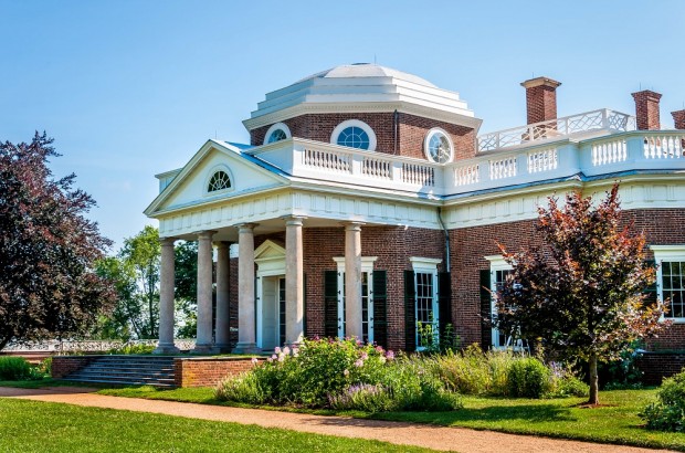 A Behind the Scenes Monticello Tour Thomas Jefferson's mountaintop home, Monticello, in Charlottesville, Virginia.