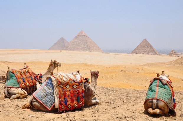 The Pyramids of Giza, one of the world's greatest UNESCO World Heritage Sites.