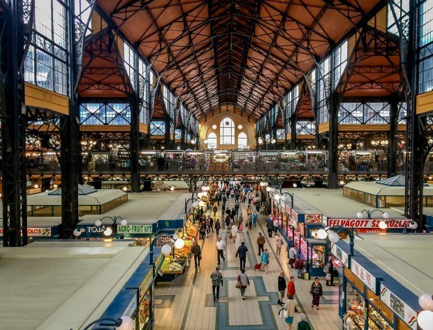 When visiting Budapest, don't miss the city's grand Central Market.