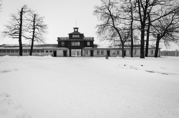 The Bleakness of Buchenwald The Buchenwald Concentration Camp above Weimar, Germany.