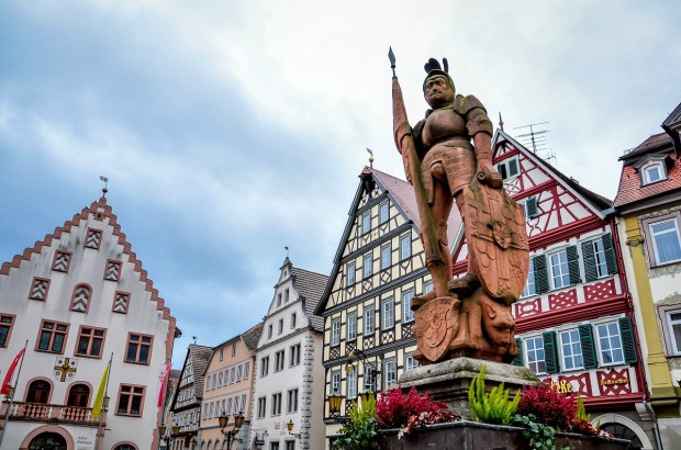 The Best of Germany’s Small Towns on The Romantic Road The market square in Bad Mergentheim on Germany's Romantic Road.