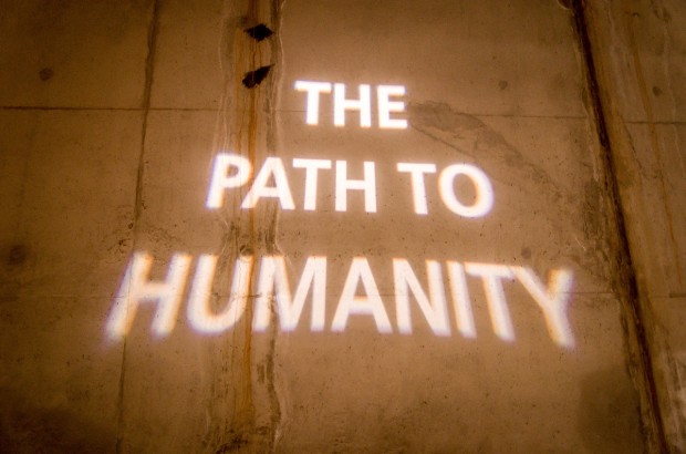 Defining Humanity at the Cradle of Humankind The Path to Humanity at the Maropeng Visitors Center in the Cradle of Humankind.