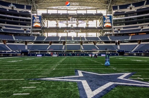 The VIP Experience on a Dallas Cowboys Stadium Tour Walking on the field during a Dallas Cowboys stadium tour in Arlington TX