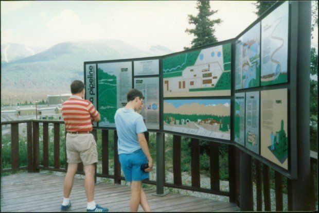 Visiting the Alaskan oil pipeline