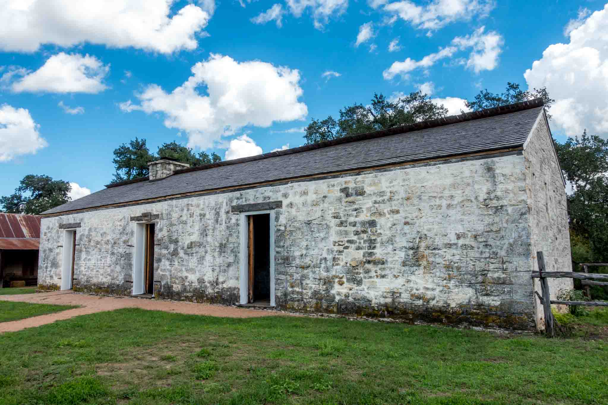 The Fort Martin Scott historical site tells the story of life in Fredericksburg TX at the time of the expanding western frontier