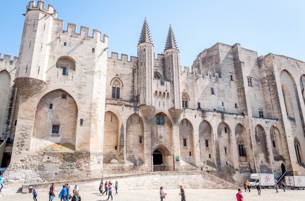 France’s Palace of the Popes Palace of the Popes in Avignon, France