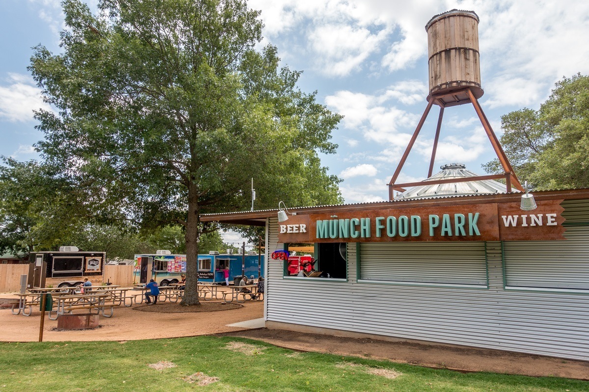 Munch Food Park is a fun place to visit in Fredericksburg TX