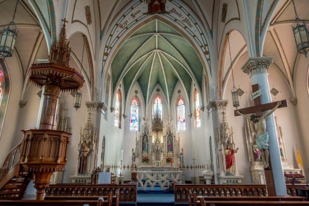St. Mary's Church is one of the most unique Fredericksburg Texas points of interest