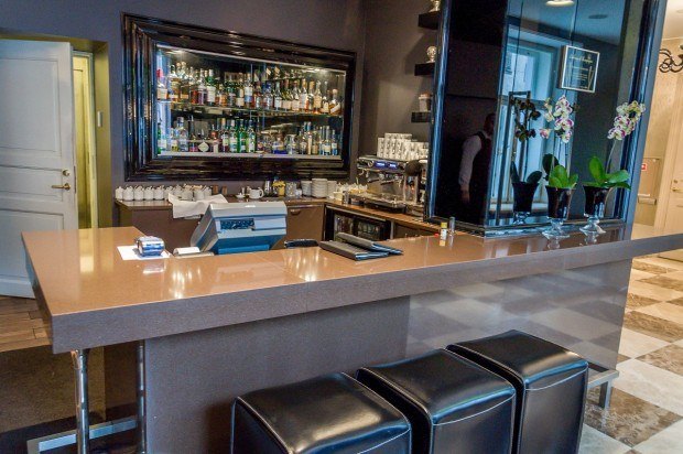 Lobby bar of the Hotel Telegraaf in Tallinn, Estonia