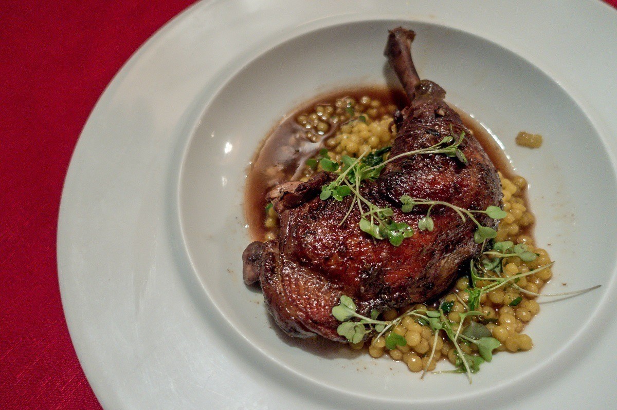 Chicken dish on plate