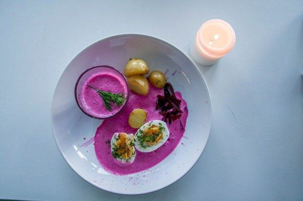 Flavorful beet soup is a very popular Baltic food. Discovering the food of the Baltics -- Latvia, Lithuania, and Estonia -- is a culinary adventure.