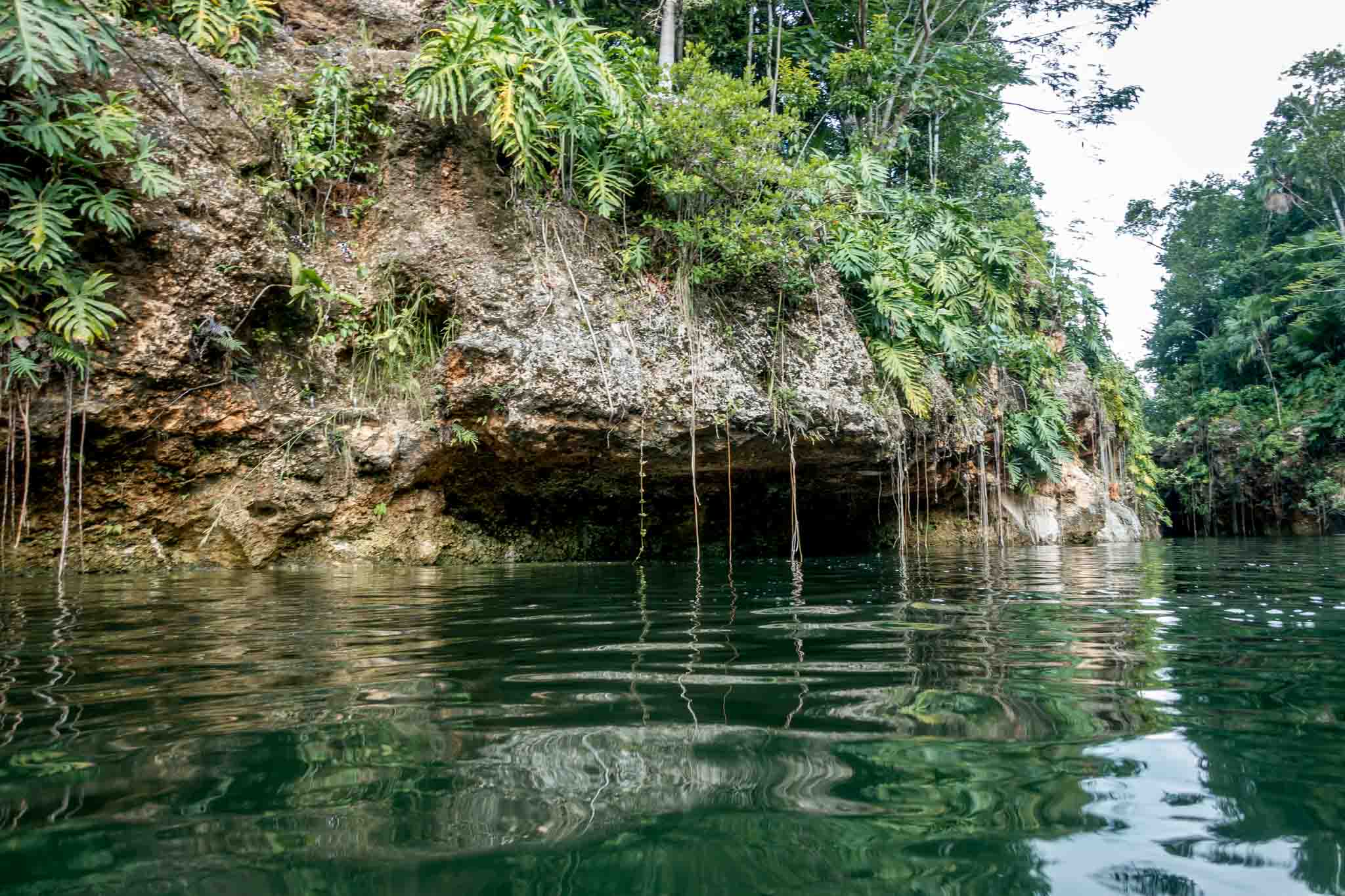 One of the cenotes along the Ruta de los Cenotes