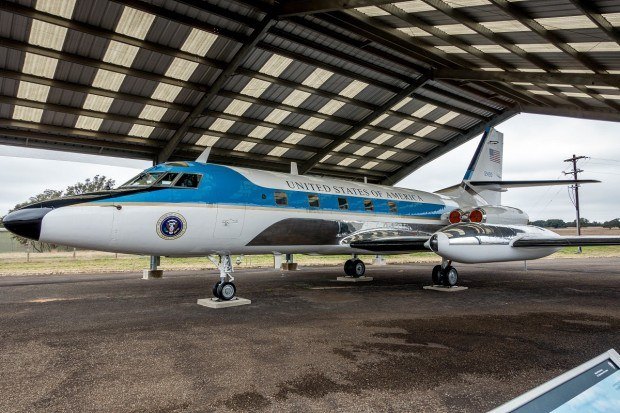 Air Force One-Half flew LBJ between Washington and Texas