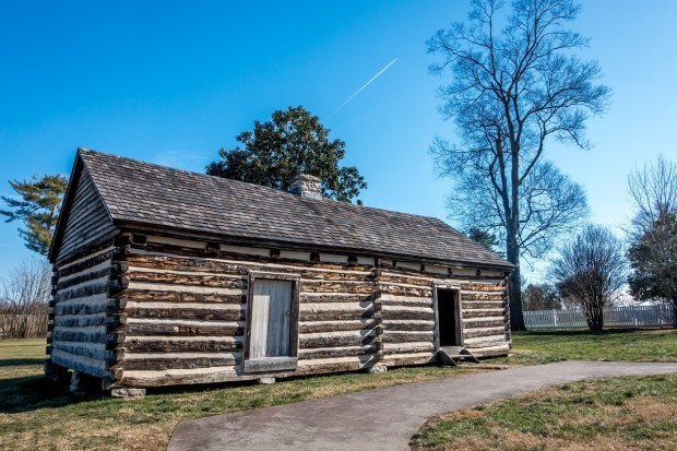 The cabin of Alfred Jackson, a slave at the Hermitage who stayed on to work after Emancipation (and ultimately became a tour guide).