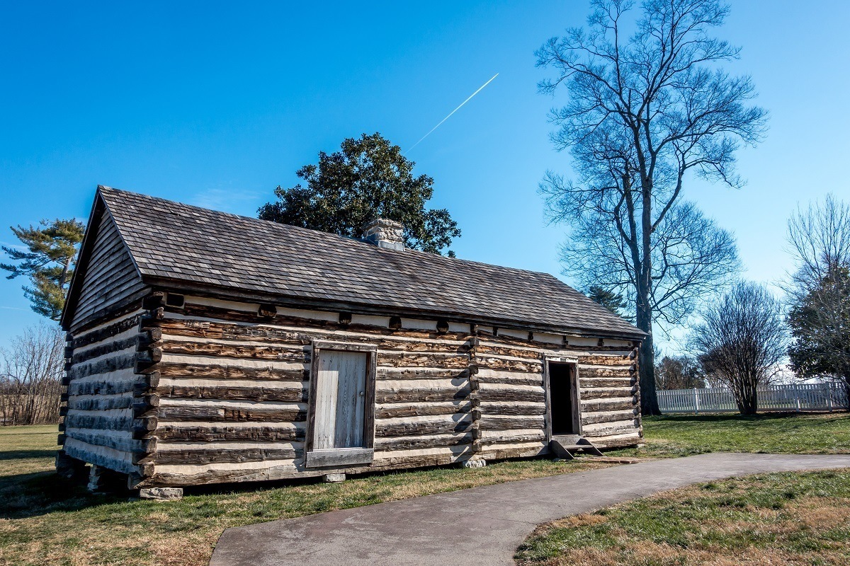 The cabin of Alfred Jackson, a slave at the Hermitage who stayed on to work after Emancipation (and ultimately became a tour guide).