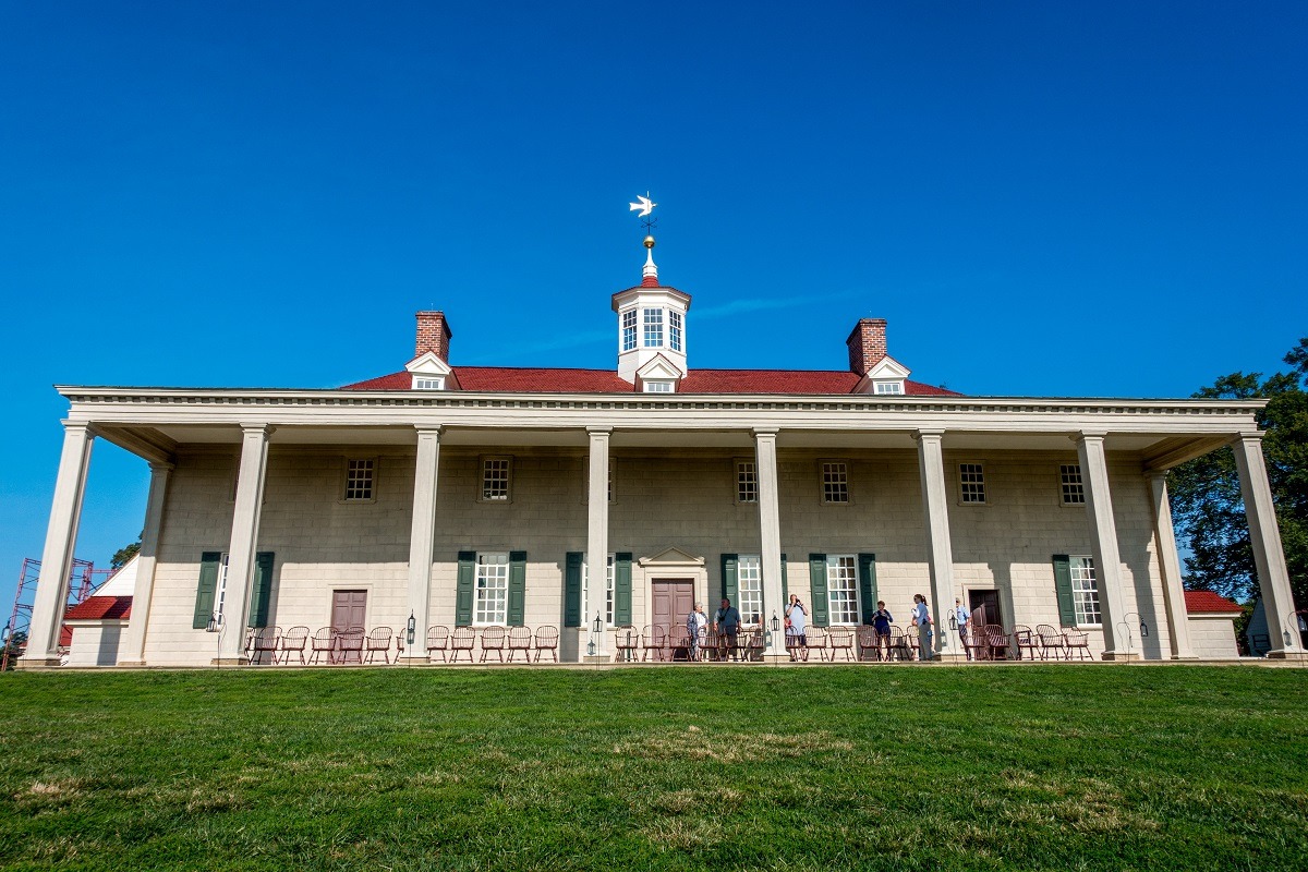 Mount Vernon on the banks of the Potomac in Virginia is the oldest presidential home