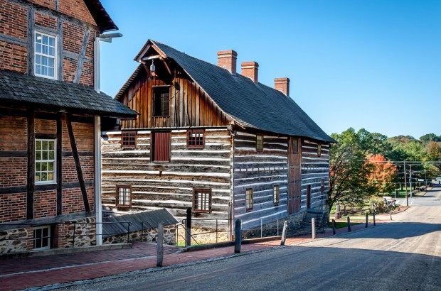Authentic Living at Old Salem in North Carolina Old Salem North Carolina is a Moravian community that dates from the 1770s. Today, it functions as a group of museums and gardens with interpreters showing what life was like in the 18th century.