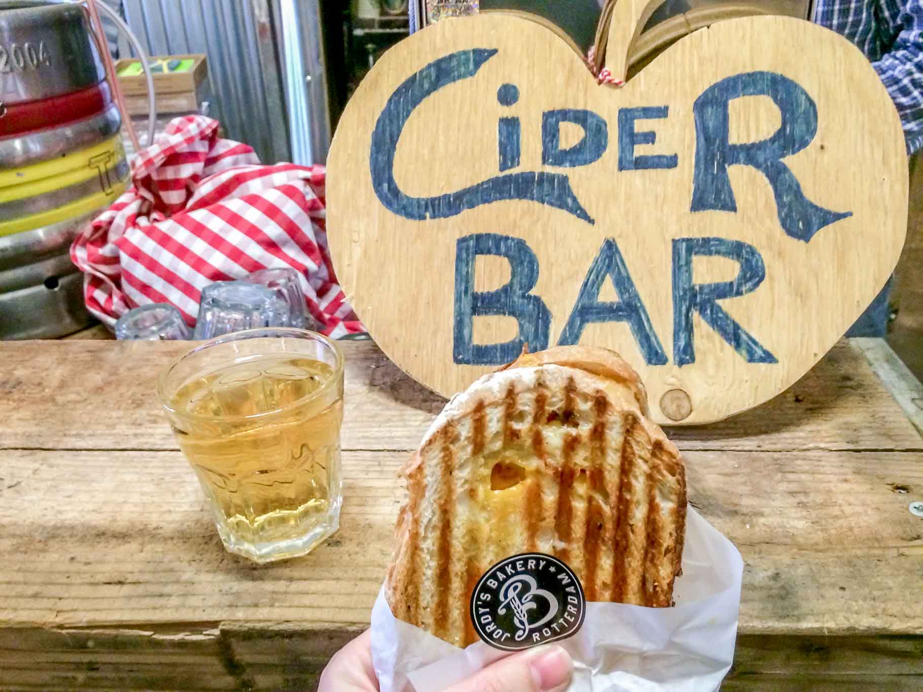 The bakery and cidery are two of the great stands at the Fenix Food Factory, a Rotterdam must see