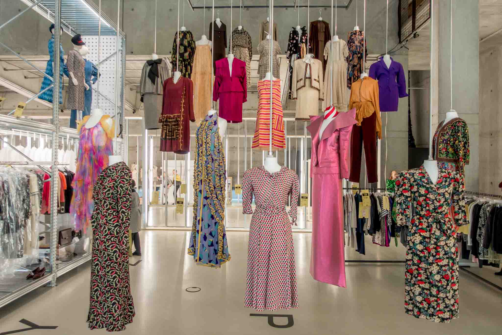 Temporary fashion museum at the New Institute in Rotterdam. Visiting the museums is what to do in Rotterdam.