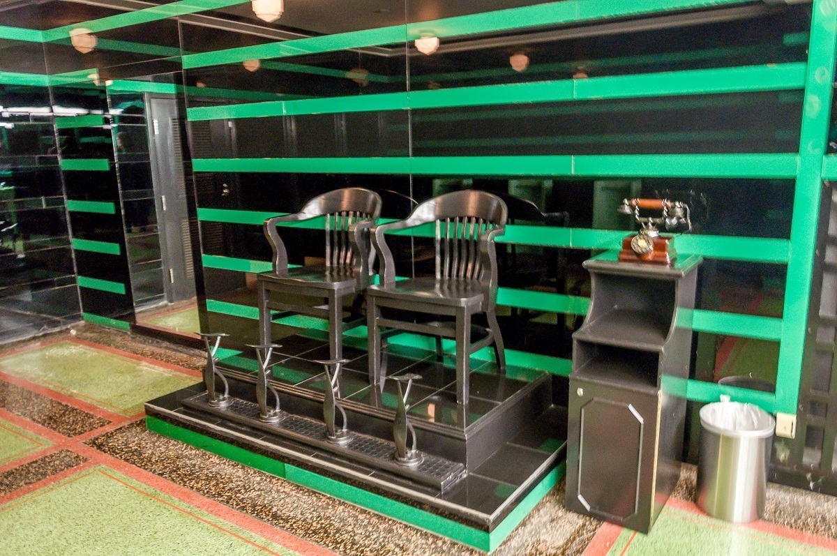 The men's bathroom at The Hermitage Hotel has been voted as the best bathroom in America.