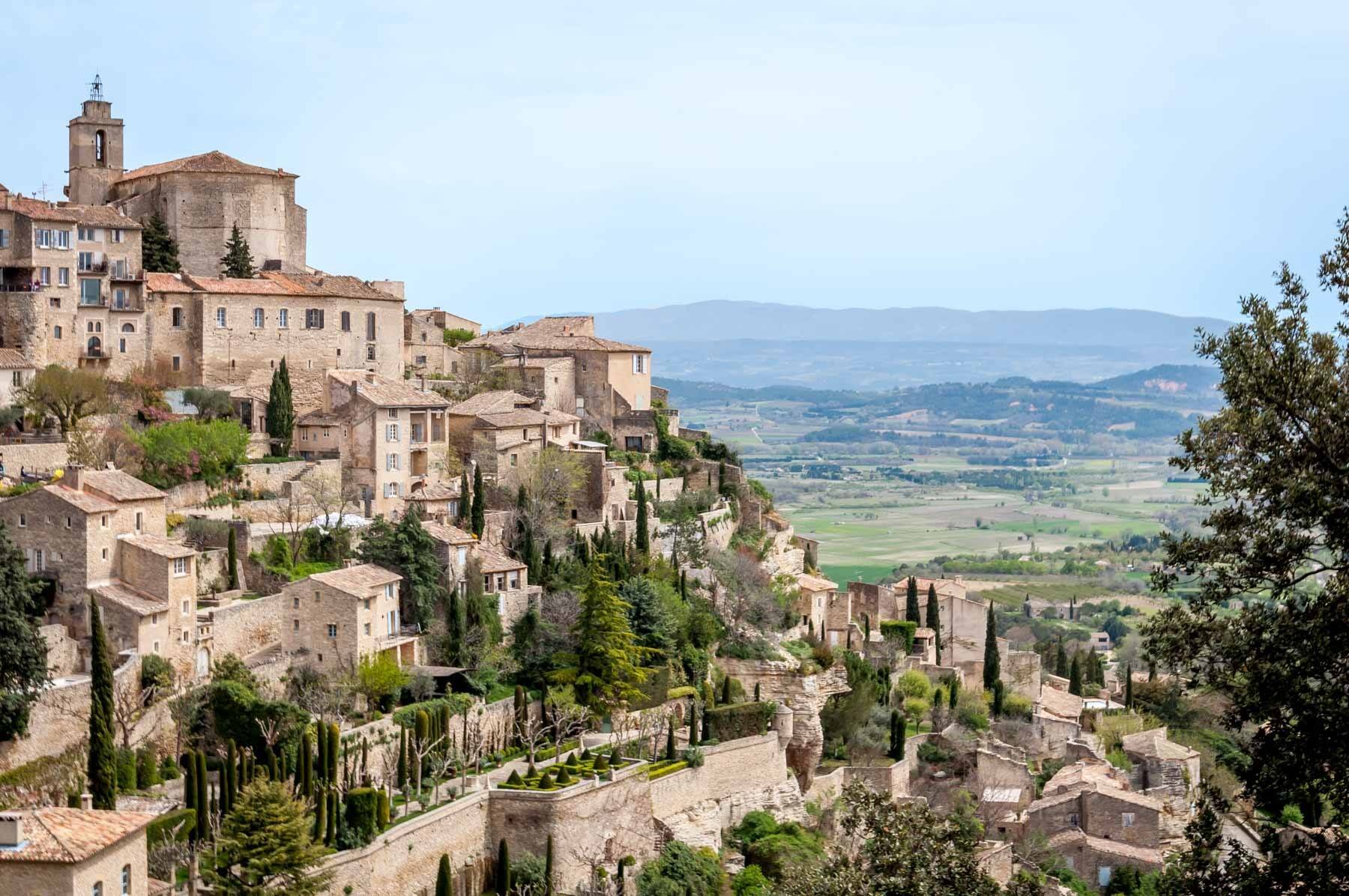 Gordes, France, a town built on a hillside, is a must-see spot on any South of France vacation