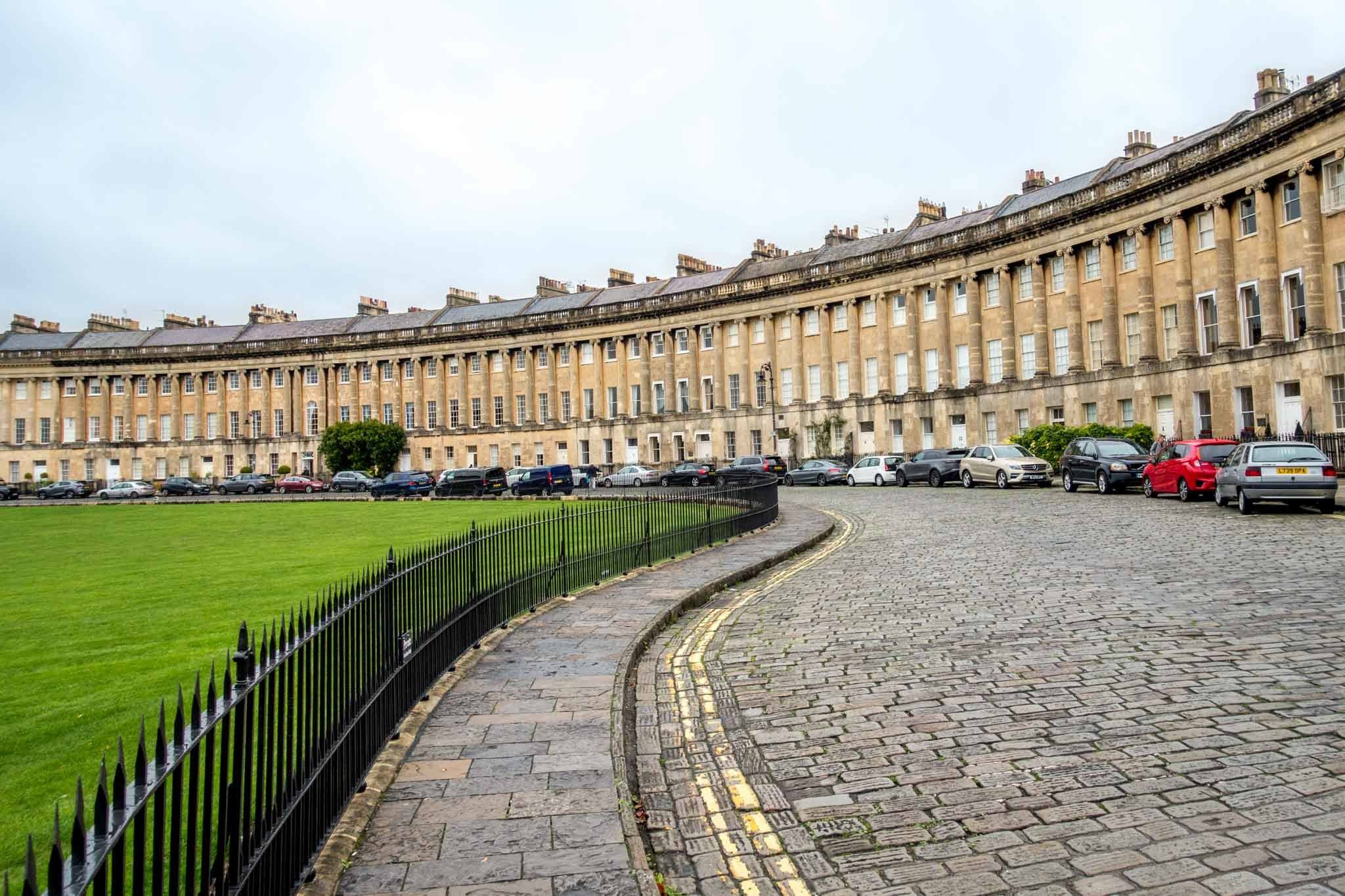 The Royal Crescent is where to see gorgeous Georgian architecture