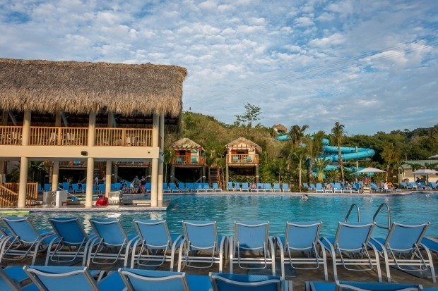Relaxing poolside is one of the fun Amber Cove things to do