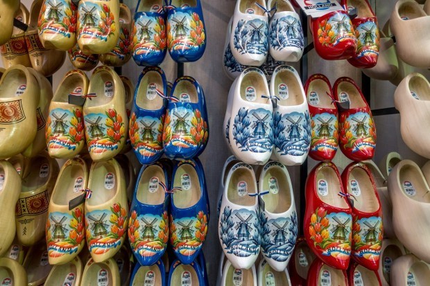 Clogs for sale in Amsterdam