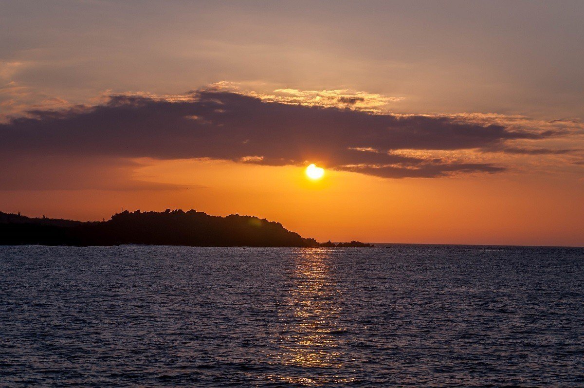 Sunset in the Galapagos Islands
