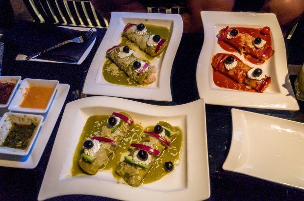 The enchiladas on our Las Vegas food tour.