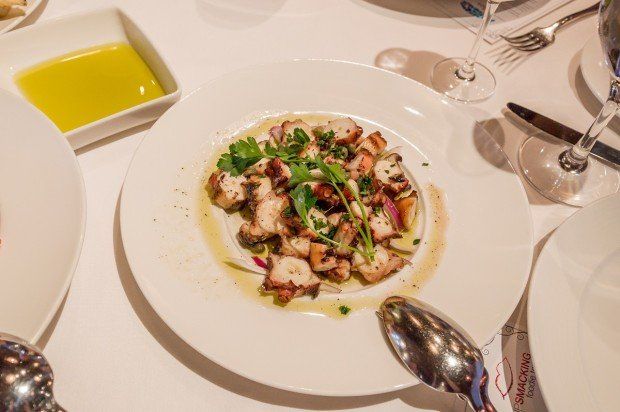 The grilled octopus on our Lip Smacking Foodie Tour.