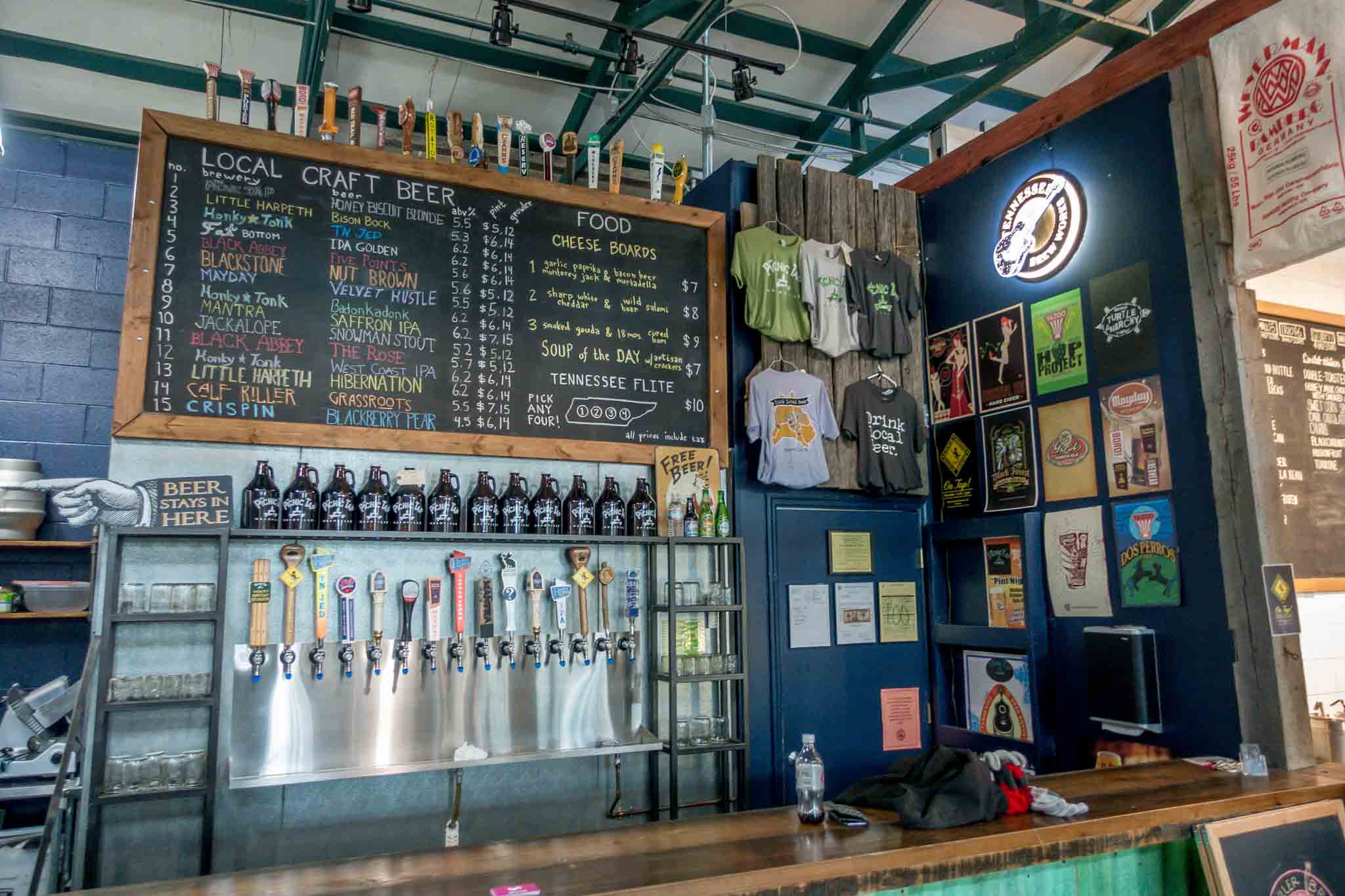 One of the restaurants at the Nashville Farmers Market