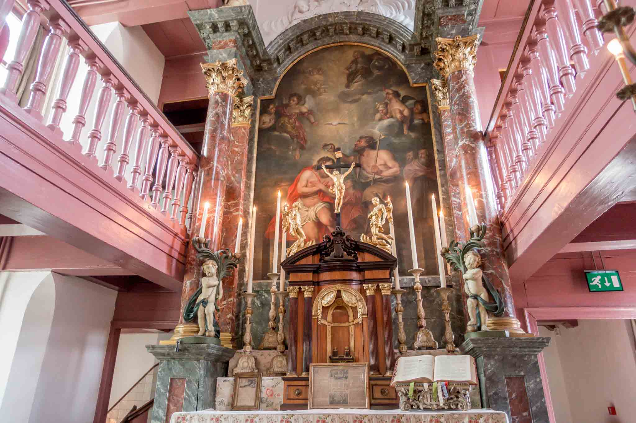 Inside Our Lord in the Attic, one of the must see places in Amsterdam, Netherlands